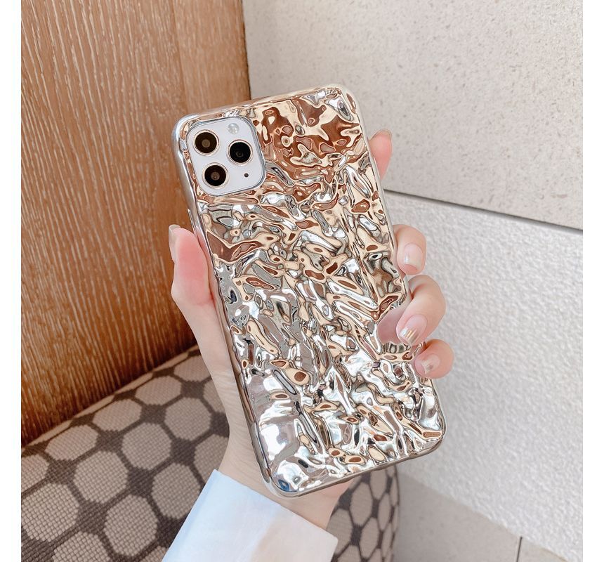 Metallic Case Phone Textured