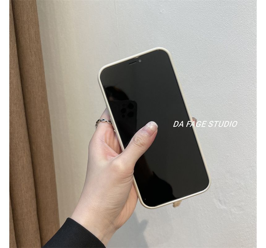 Pearl Faux Flower Case Phone Chain