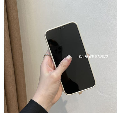 Pearl Faux Flower Case Phone Chain