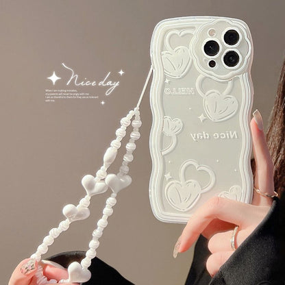 Heart Transparent Phone Case