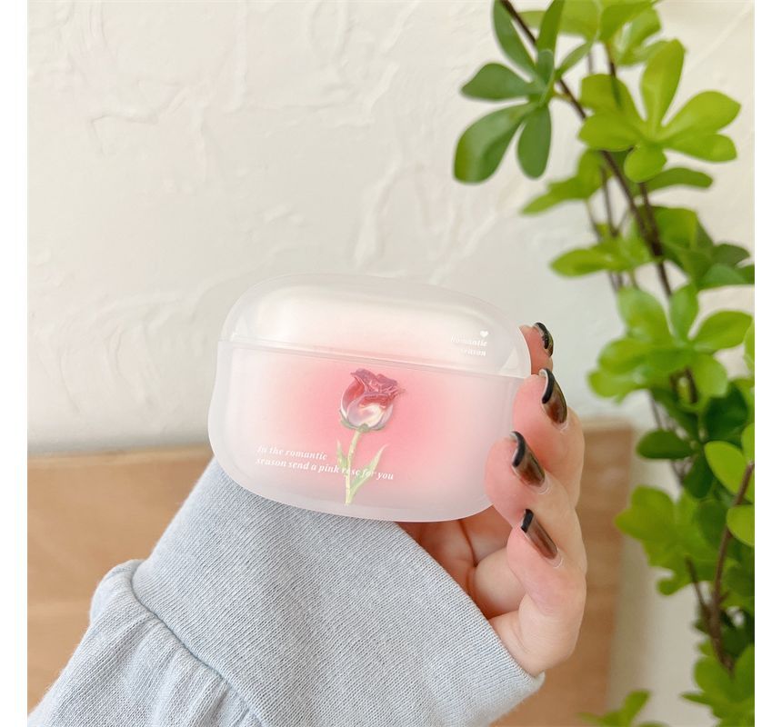 Flower Accent AirPods Earphone Case Skin