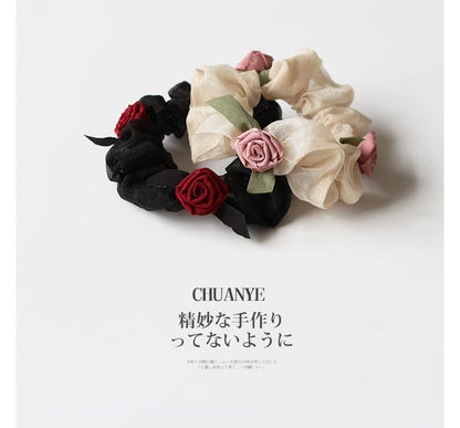 Rose Scrunchie