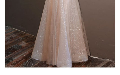 Embellished Designs) Neck Cocktail (Various Square Dress Mesh Long-Sleeve Glitter