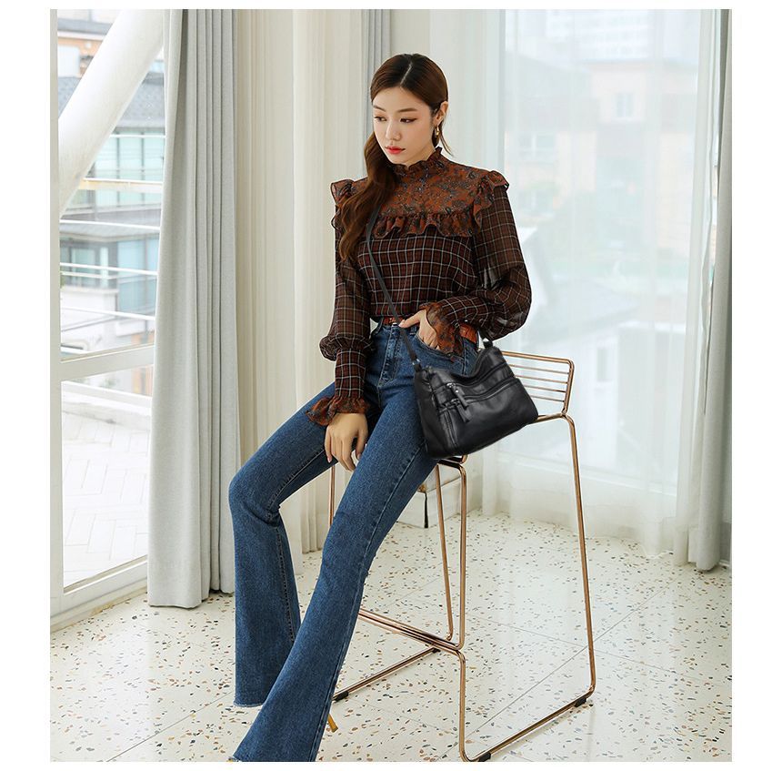 Leather Bag Crossbody Faux