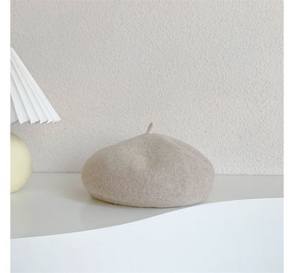 Plain Wool Beret