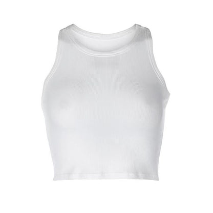 Top Cropped Plain Tank