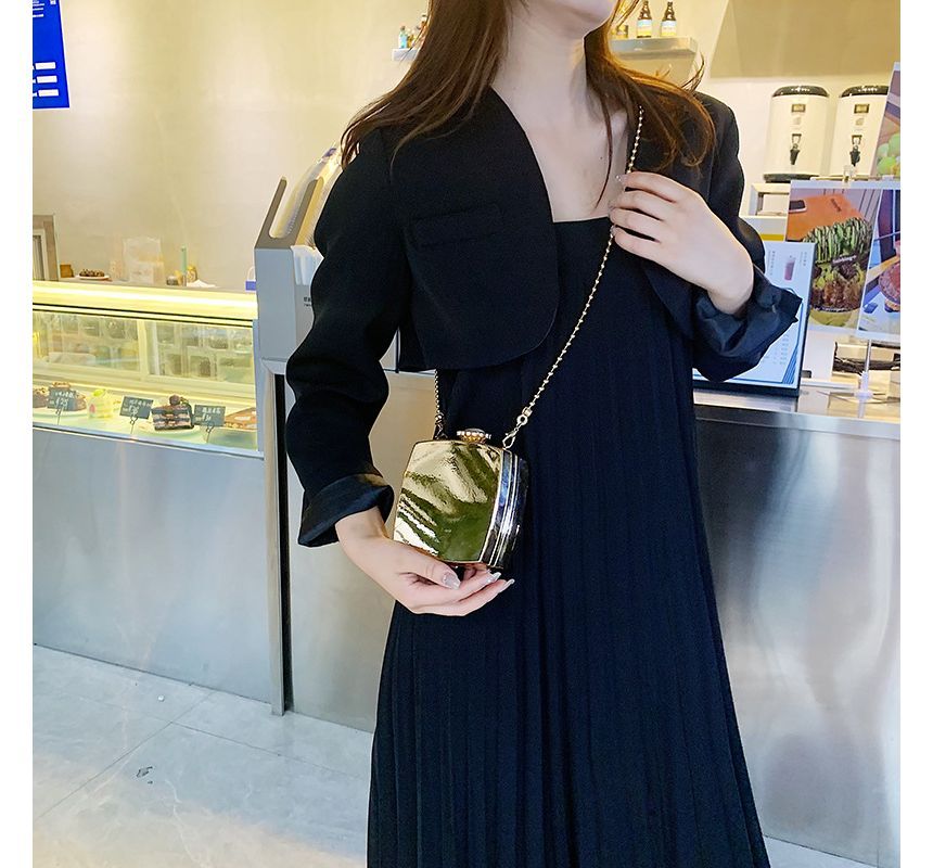 Chain Box Strap Bag Crossbody