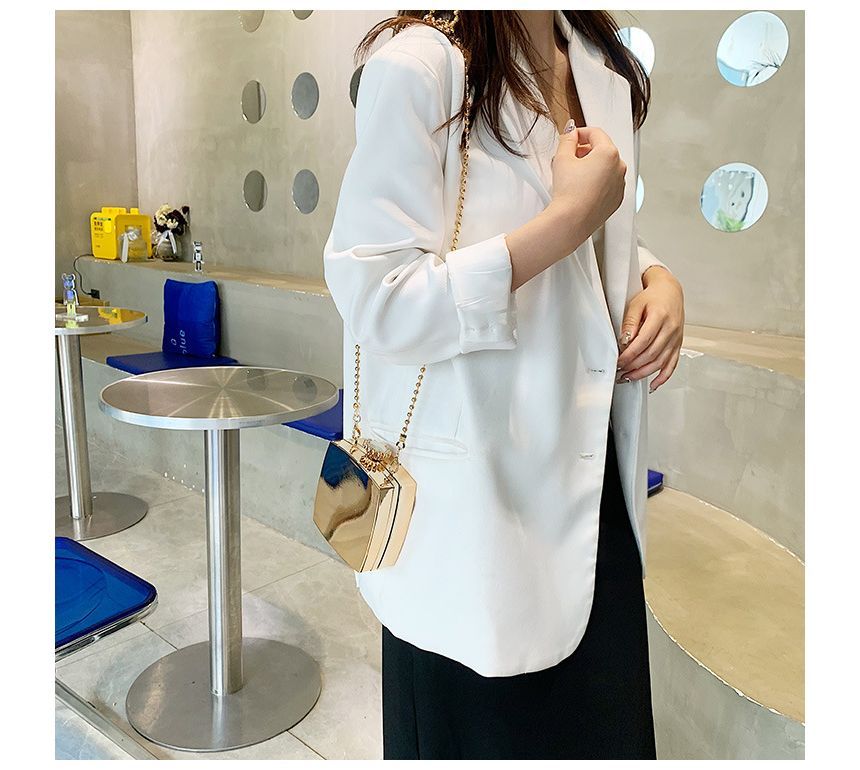 Chain Box Strap Bag Crossbody