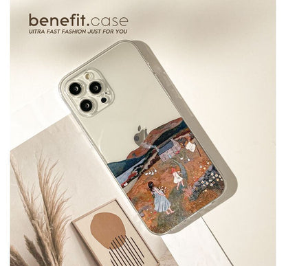 Transparent Scenery Case Phone
