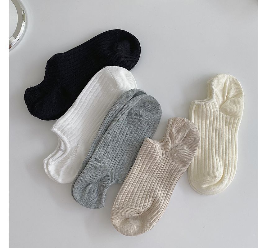 Plain Crew Socks / Set