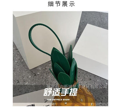 Bag Box Shaped Pineapple Crossbody