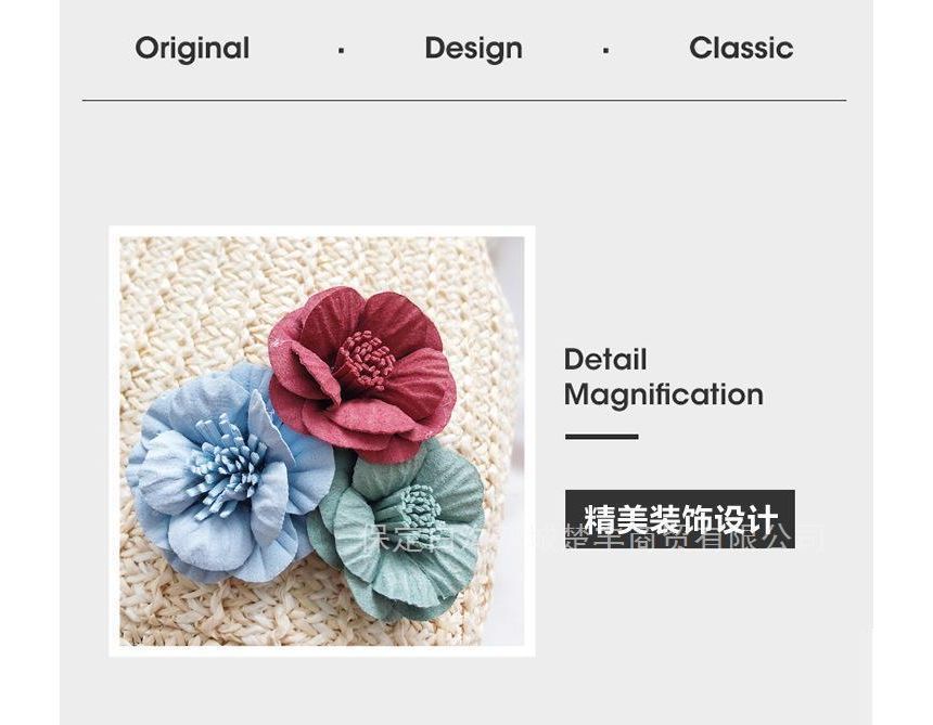 Bucket Pearl Faux Bag Woven Strap