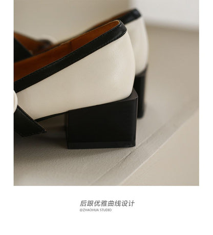 Jane Pumps Heel Mary Block