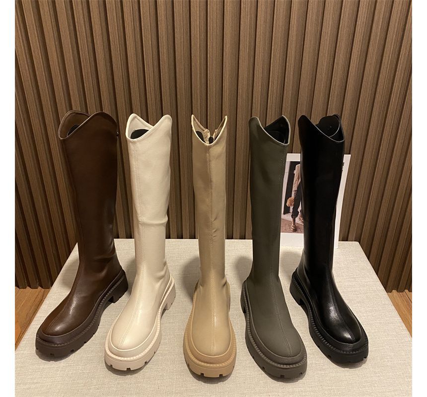 Boots Platform Cowboy Tall