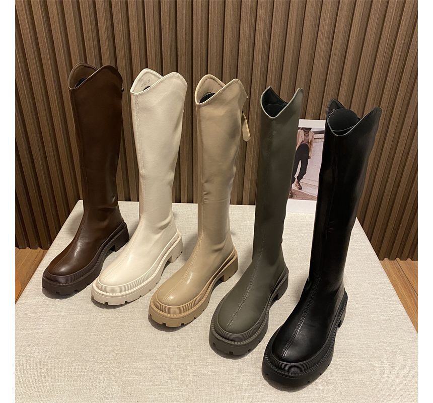 Boots Platform Cowboy Tall