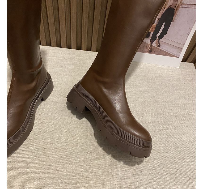 Boots Platform Cowboy Tall