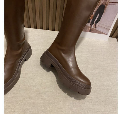 Boots Platform Cowboy Tall