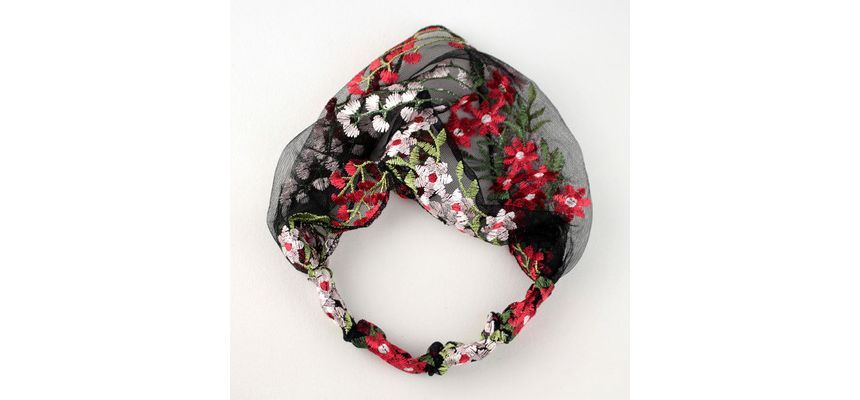 Flower Lace Face Wash Headband