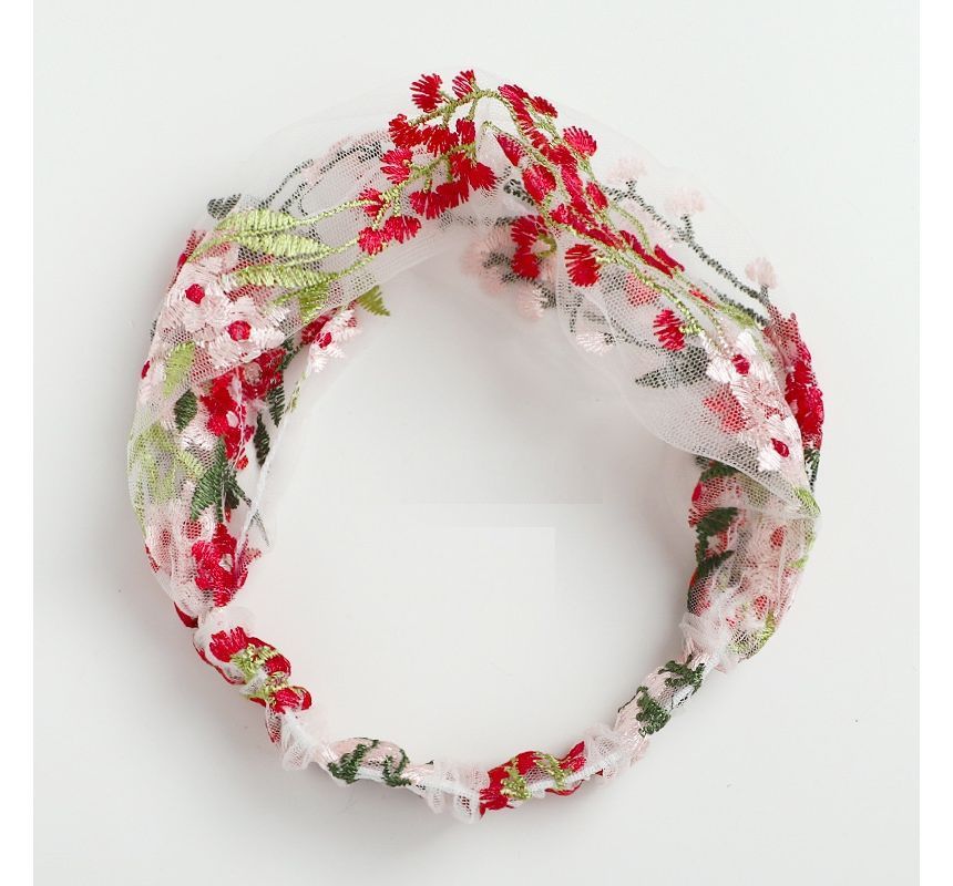 Flower Lace Face Wash Headband