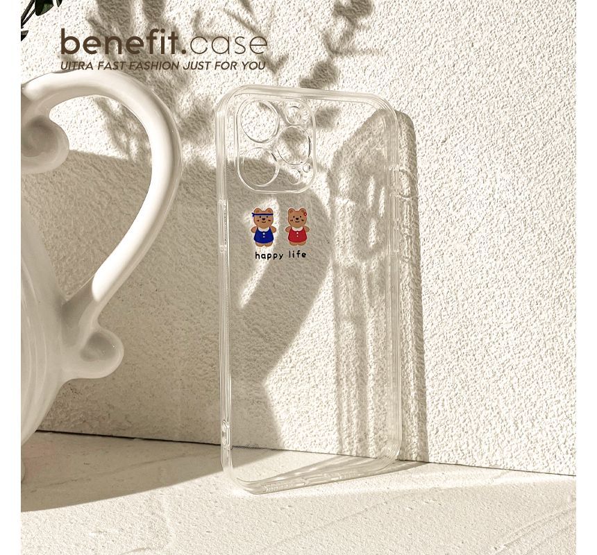 Case Transparent Phone Bear
