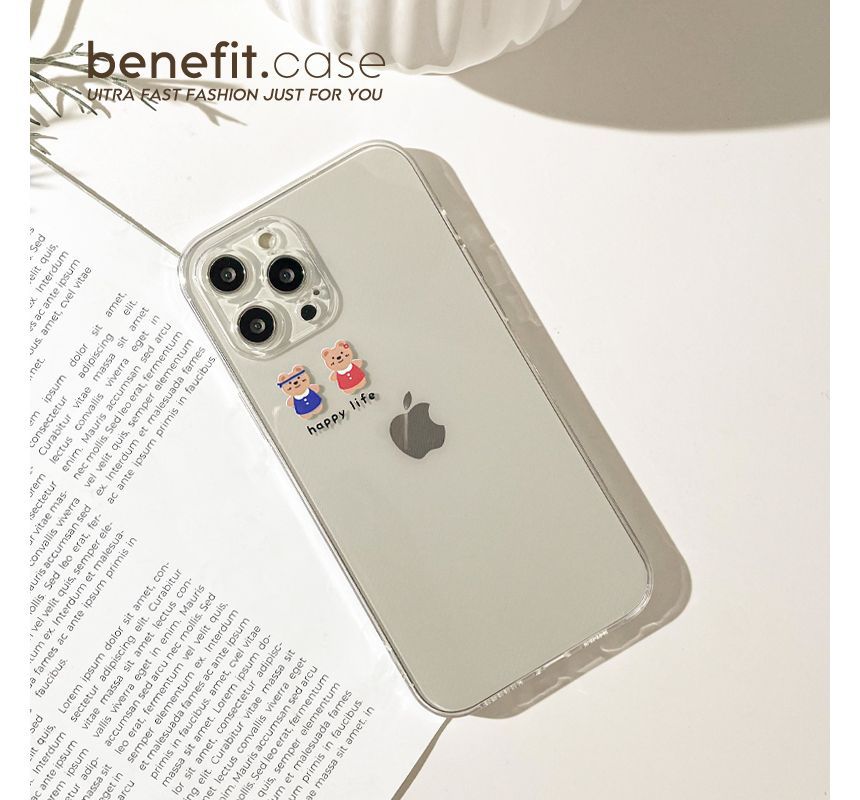 Case Transparent Phone Bear