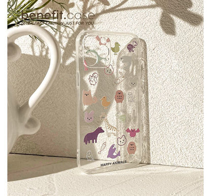 Transparent Animal Phone Case