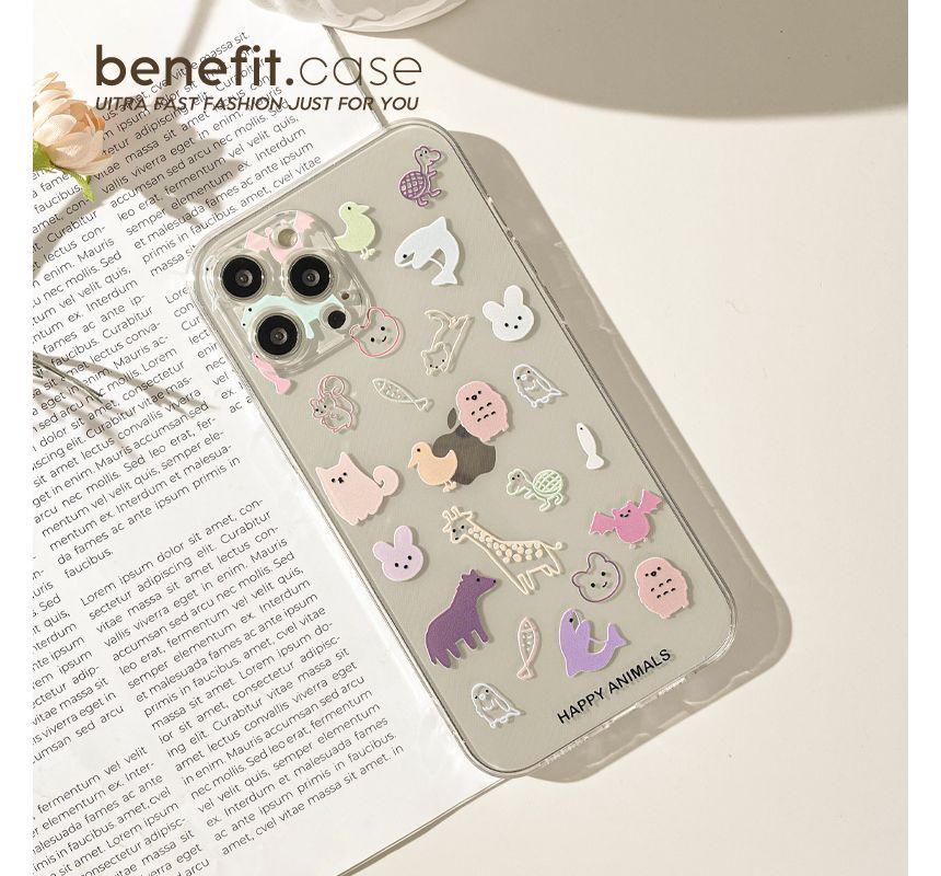 Transparent Animal Phone Case