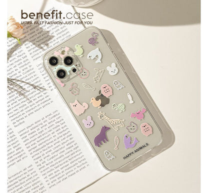 Transparent Animal Phone Case