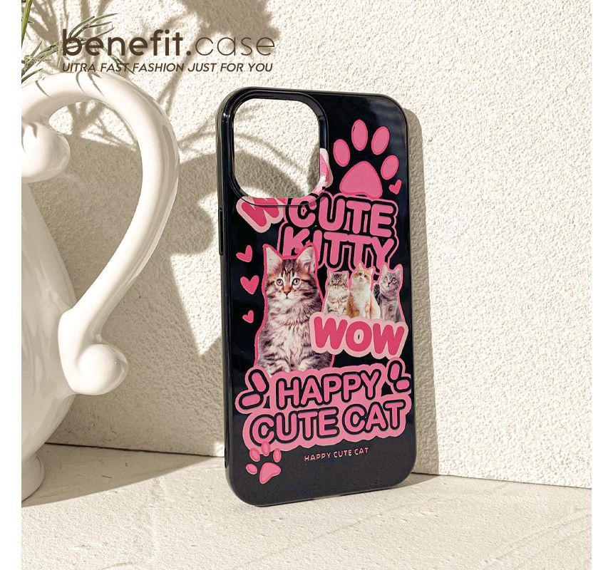 Cat Case Lettering Phone