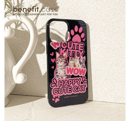 Cat Case Lettering Phone