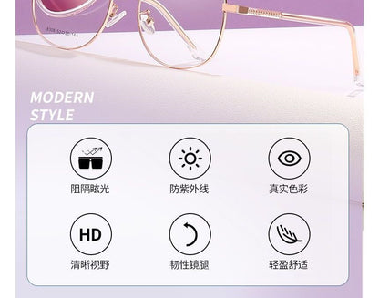 Snap Magnetic Sunglasses with Glasses Round On