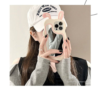 Case Mirrored Rabbit Phone