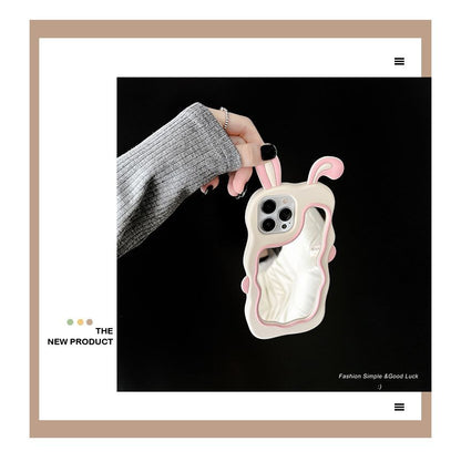 Case Mirrored Rabbit Phone