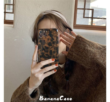 Case Print Phone Leopard