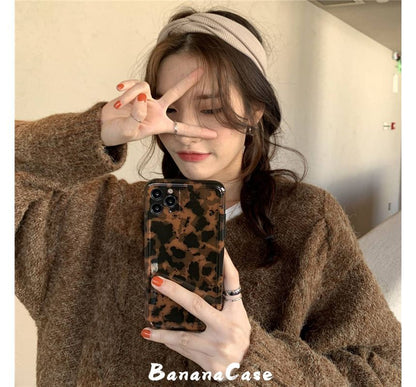 Case Print Phone Leopard