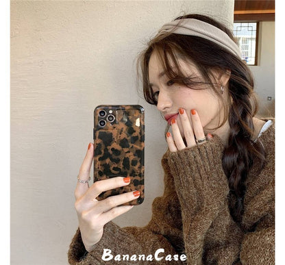 Case Print Phone Leopard