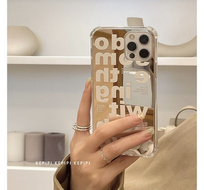 Mirrored Phone Lettering Case
