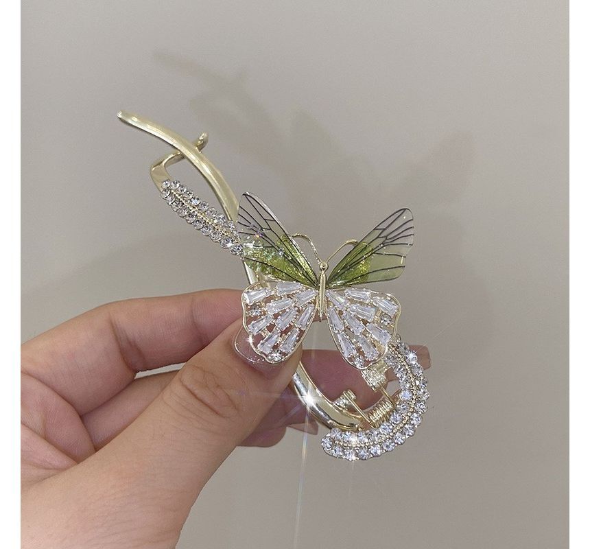 Butterfly Fringed Alloy Hair Stick / Hair Clip