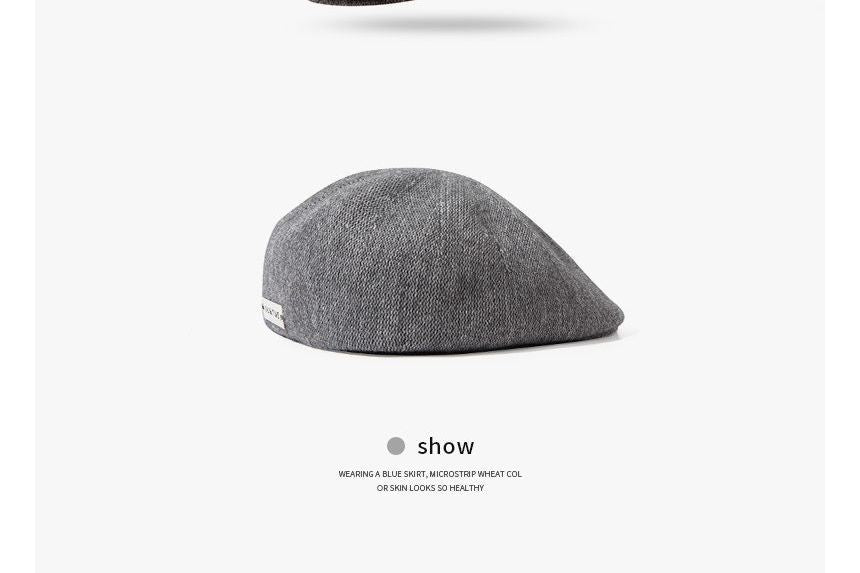 Beret Detail Plain Tag