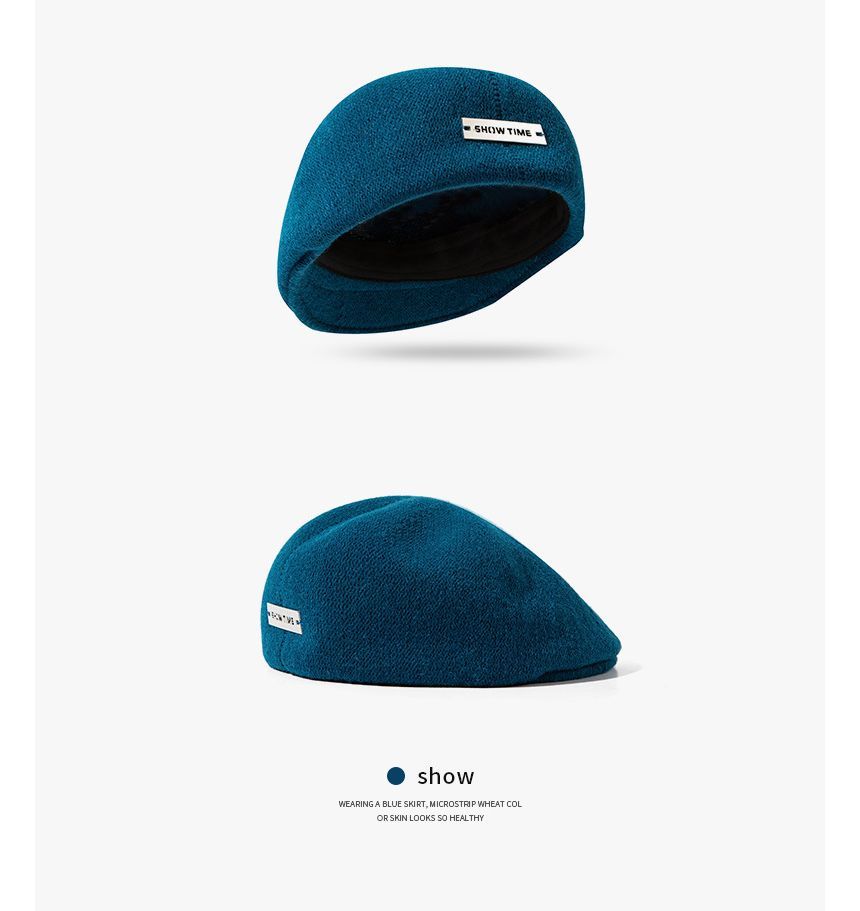 Beret Detail Plain Tag