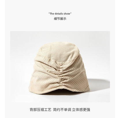 Plain Waffle Bucket Hat