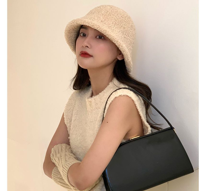 Chenille Hat Bucket Plain