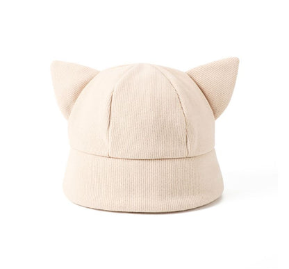 Cat Knit Hat Ear Bucket