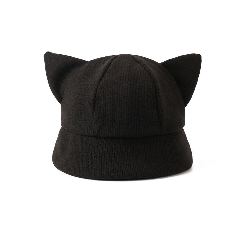 Cat Knit Hat Ear Bucket