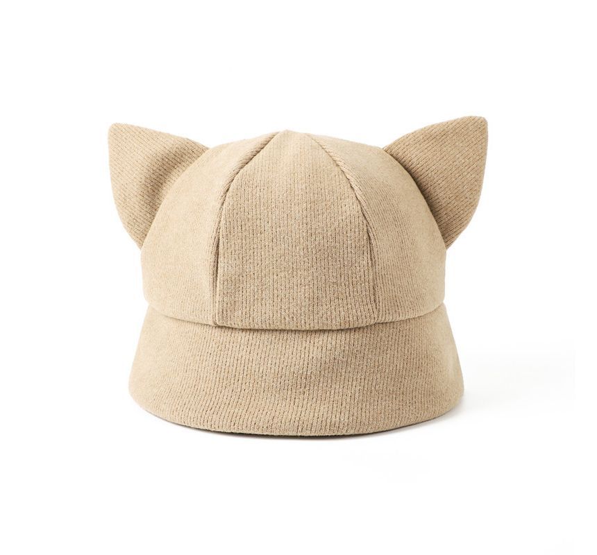 Cat Knit Hat Ear Bucket