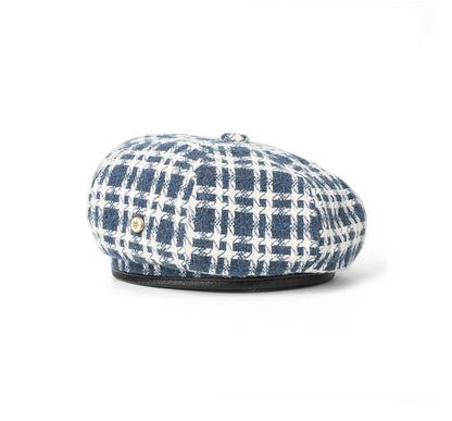 Beret Plaid Hat