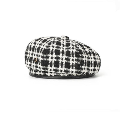 Beret Plaid Hat