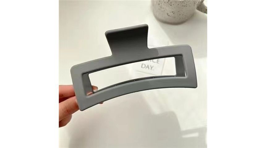 Matte Plastic Hair Clamp