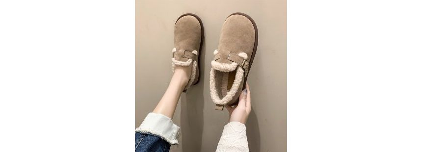 Fluffy Moccasins Trim