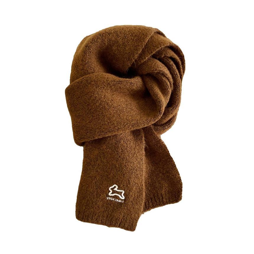 Rabbit Embroidered Scarf